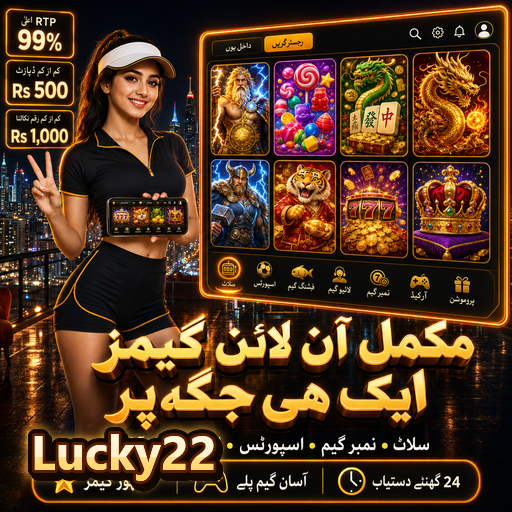 لکی22 پر جیک پاٹ کی دنیا